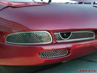 American Car Craft Grille Laser Mesh Front Marker 2pc Chevrolet Corvette 1997-2004 - ACC-032025